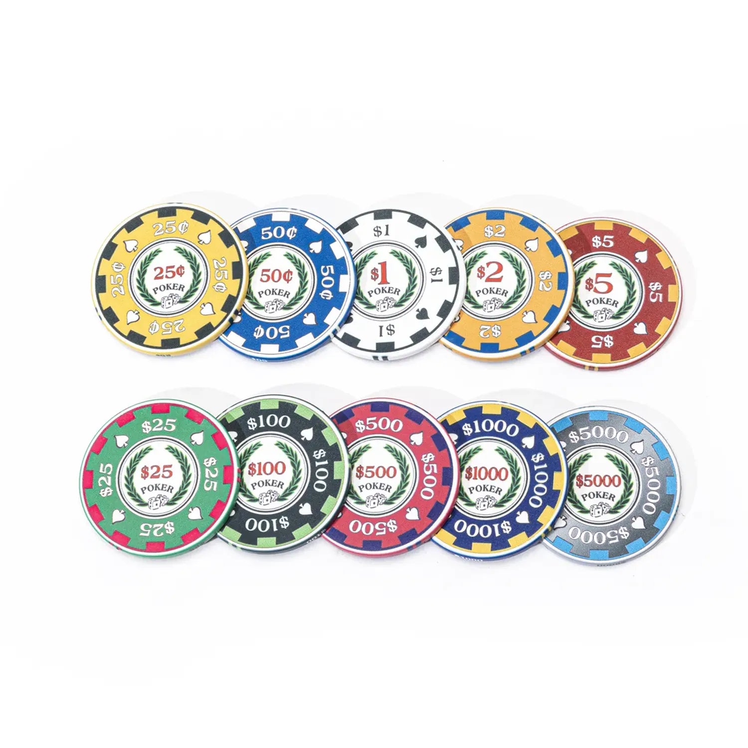 Casino-grade ceramic poker chips - Archetype™ Poker Chips