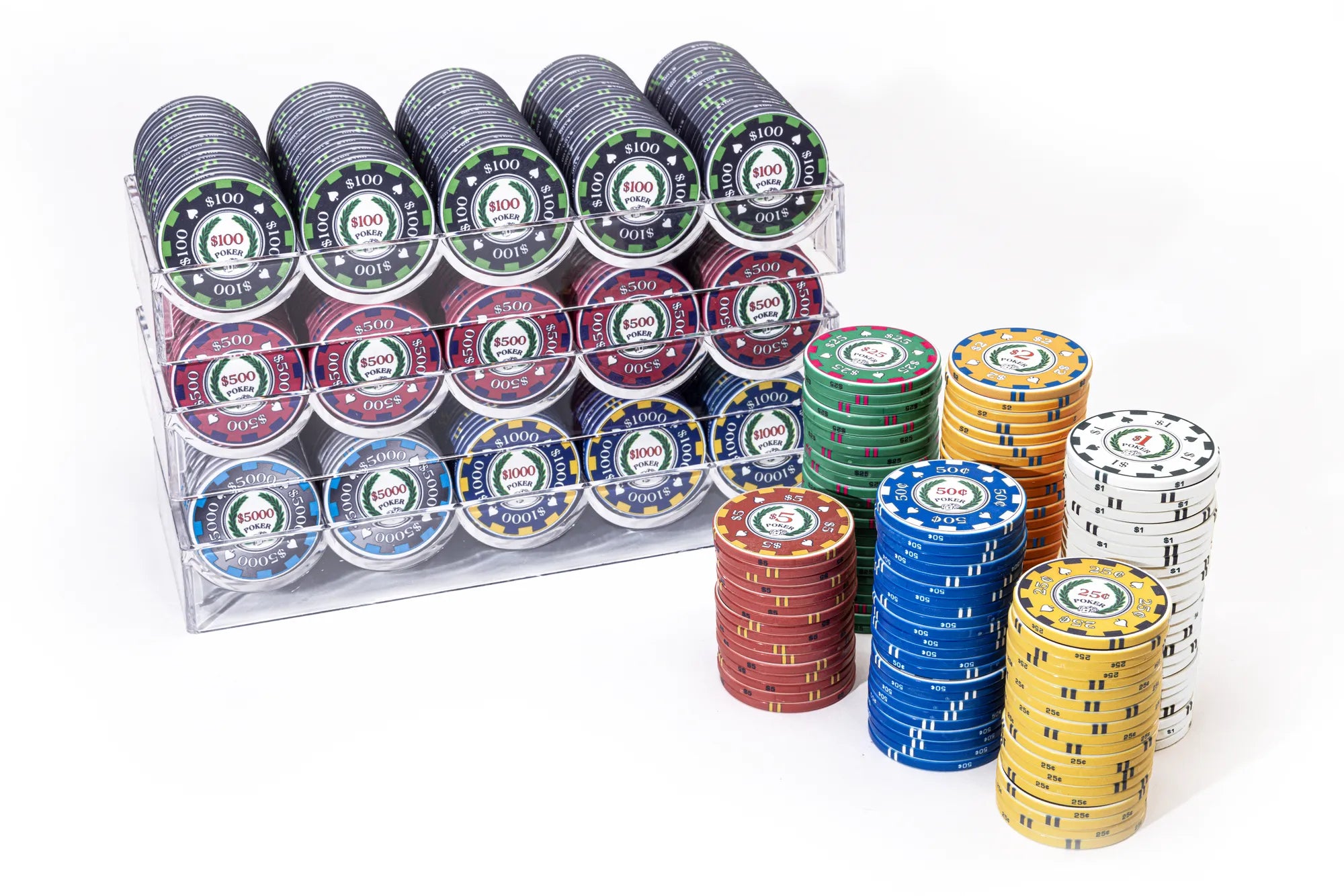 Casino-grade ceramic poker chips - Archetype™ Poker Chips