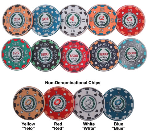 bcc modern clay poker chip