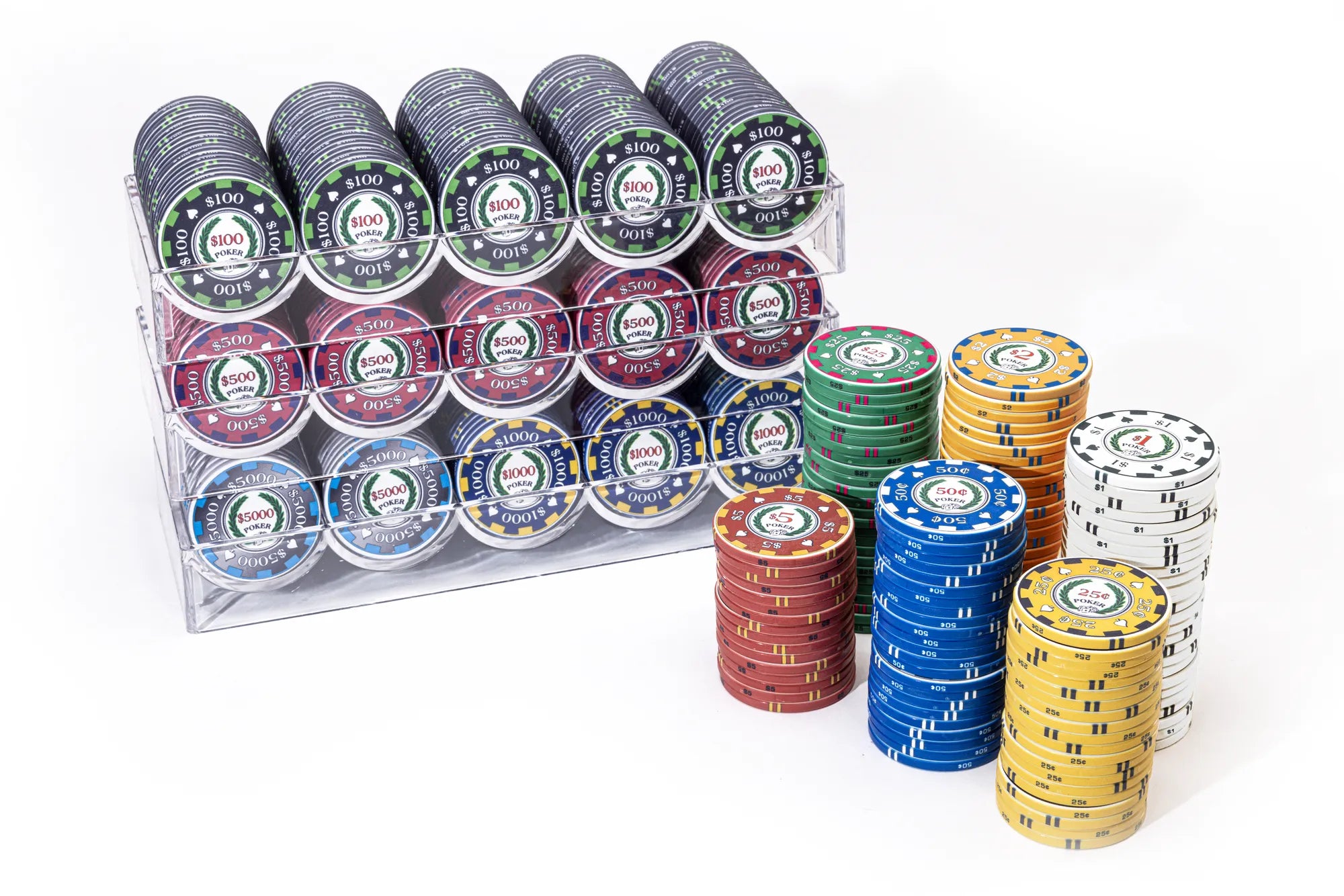 Casino-grade ceramic poker chips - Archetype™ Poker Chips